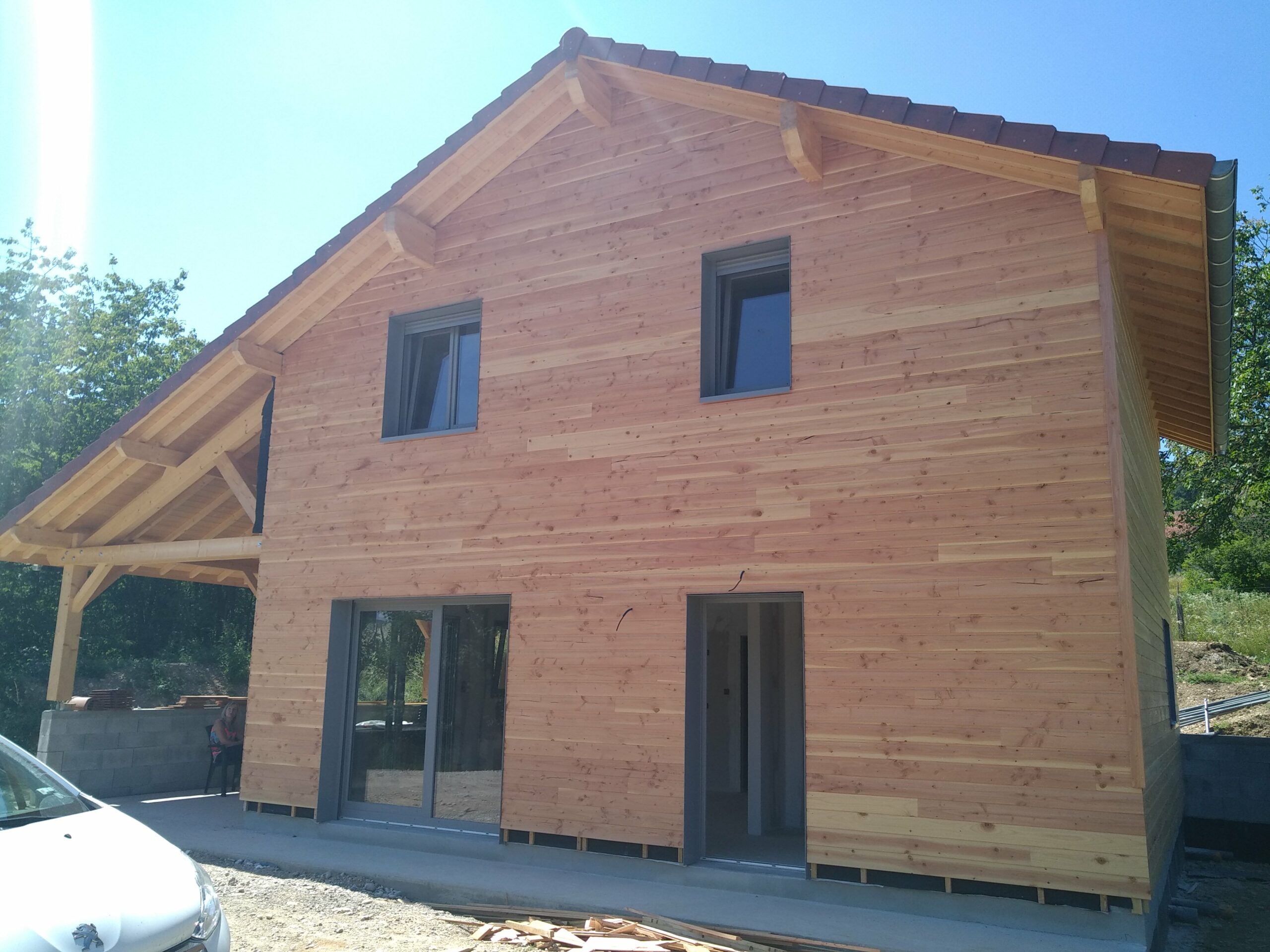 Maison ossature bois Nord-Isère - CMCD Saint-Ondras, spécialiste en Nord-Isère
